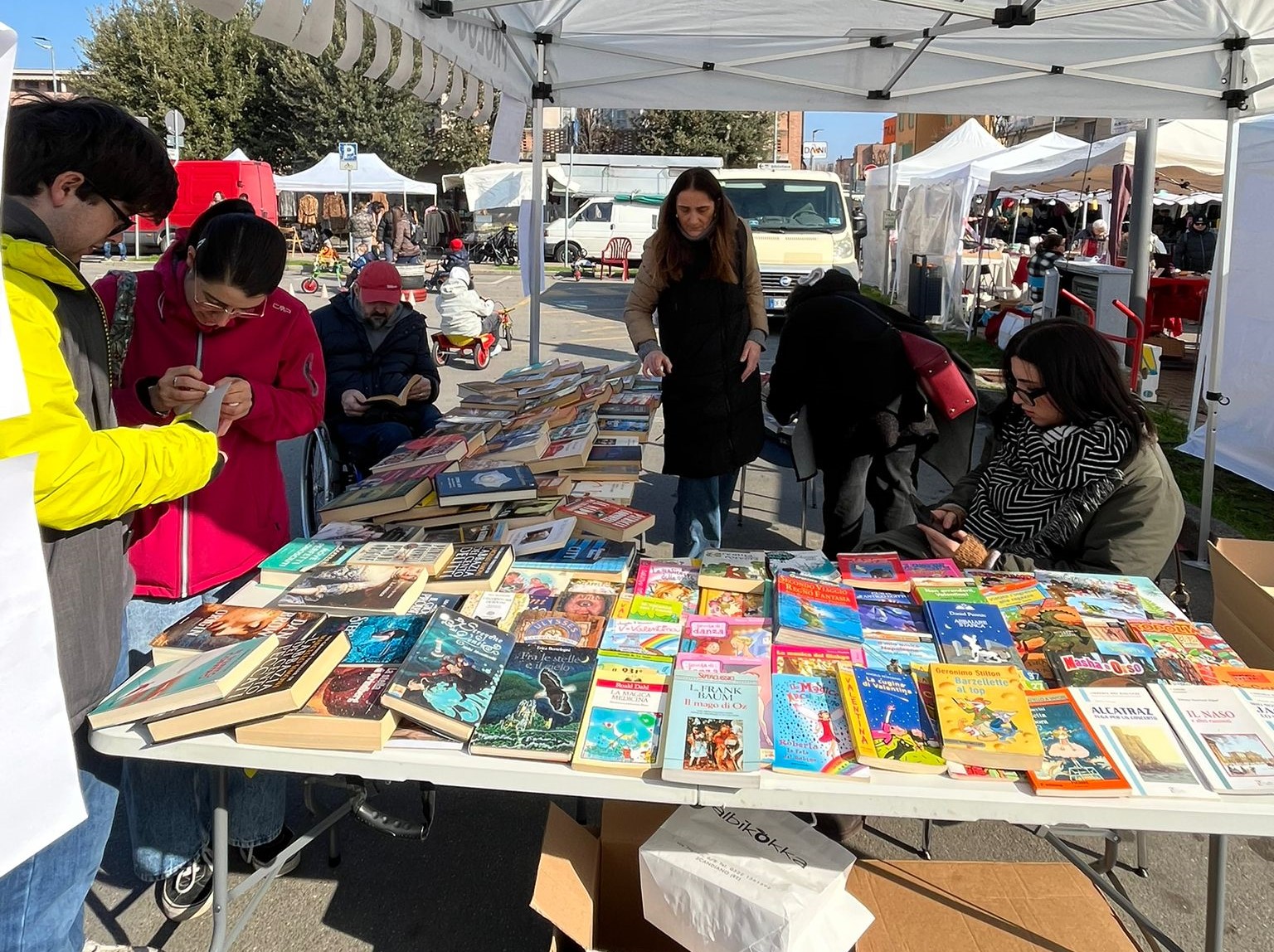 Il Bookcrossing al Carnevale di Casalgrande, un grande successo 