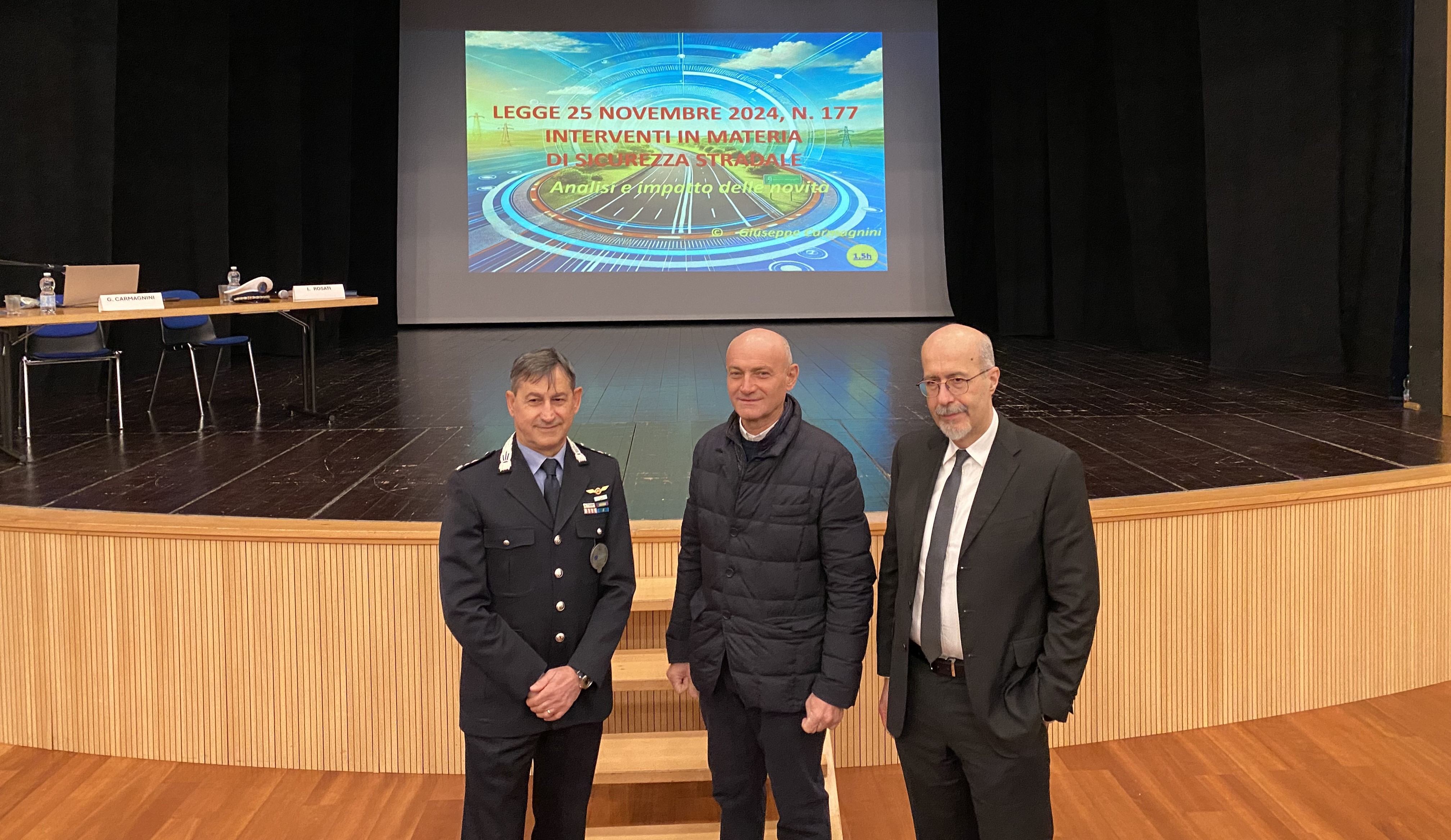 Convegno Polizia Locale Unione Tresinaro - Rosati, Daviddi, Carmagnini