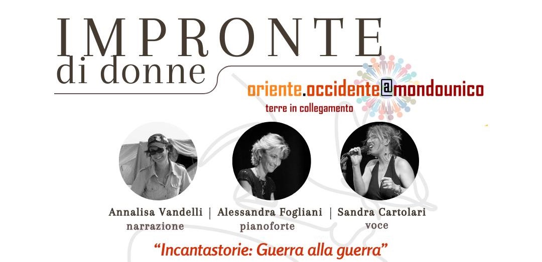 Impronte di donne, "Guerra alla Guerra": un inno alla pace