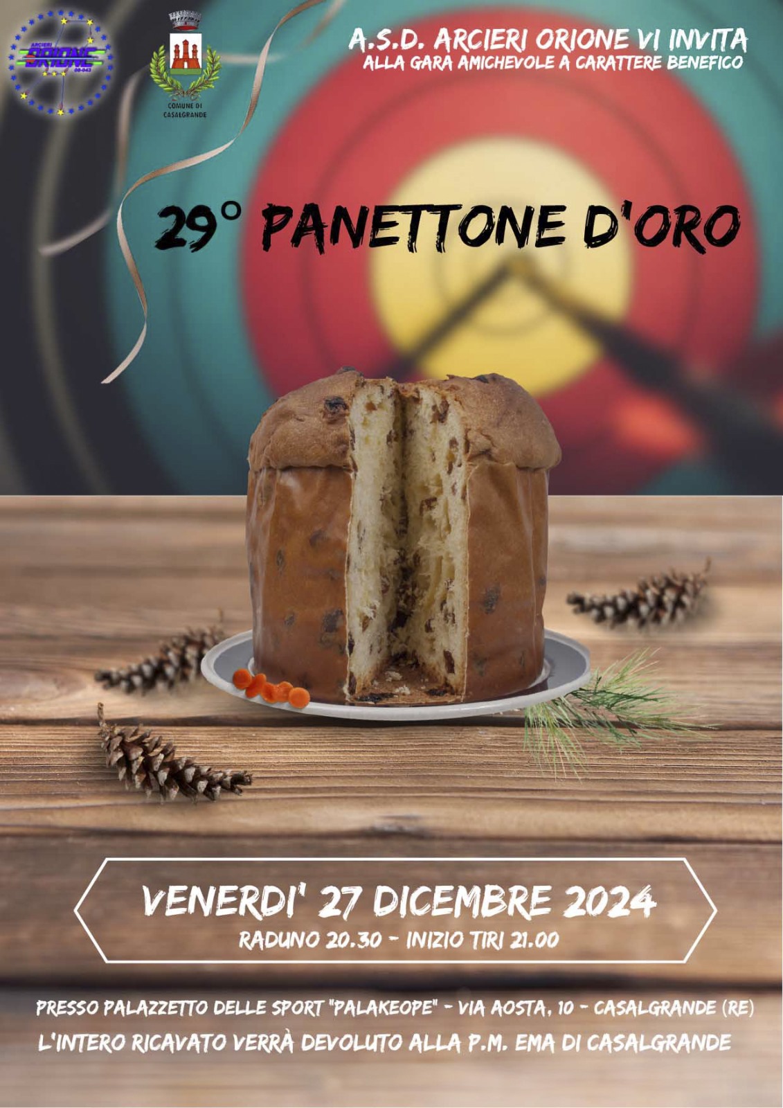 Ecco la 29esima edizione del 'Panettone d'Oro', tra sport e solidarietà