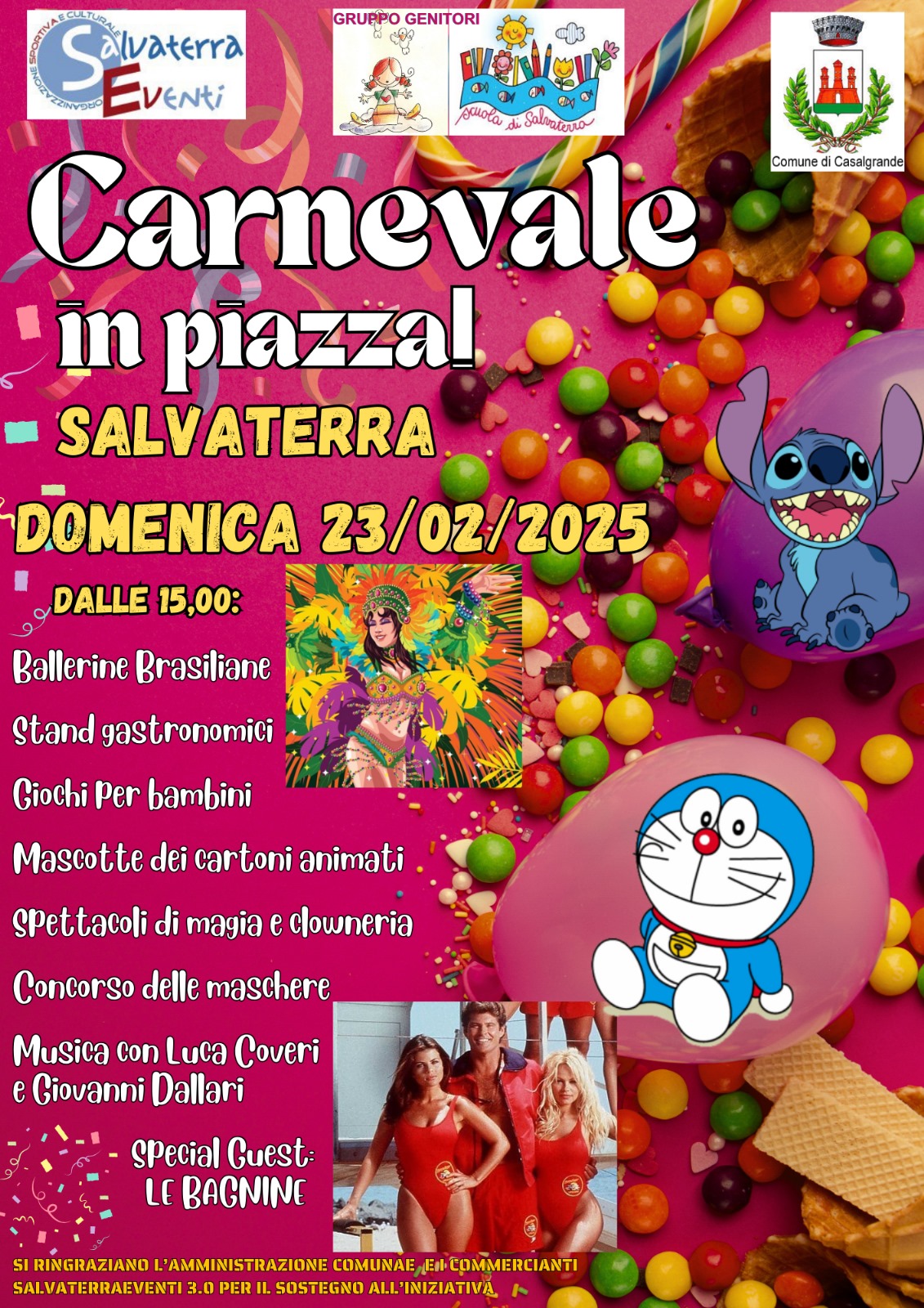 Tutto pronto per il Carnevale a Salvaterra